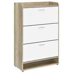 Orleans Furniture - Coaster - Denia 3-tier Engineered Wood Shoe Cabinet White - 950403