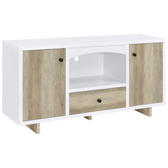 Orleans Furniture - Coaster - Dalton 2-door Storage Cabinet White and Distressed Pine - 950405
