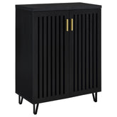 Orleans Furniture - Coaster - Brixton 2-door Entryway Shoe Storage Cabinets Black - 950422
