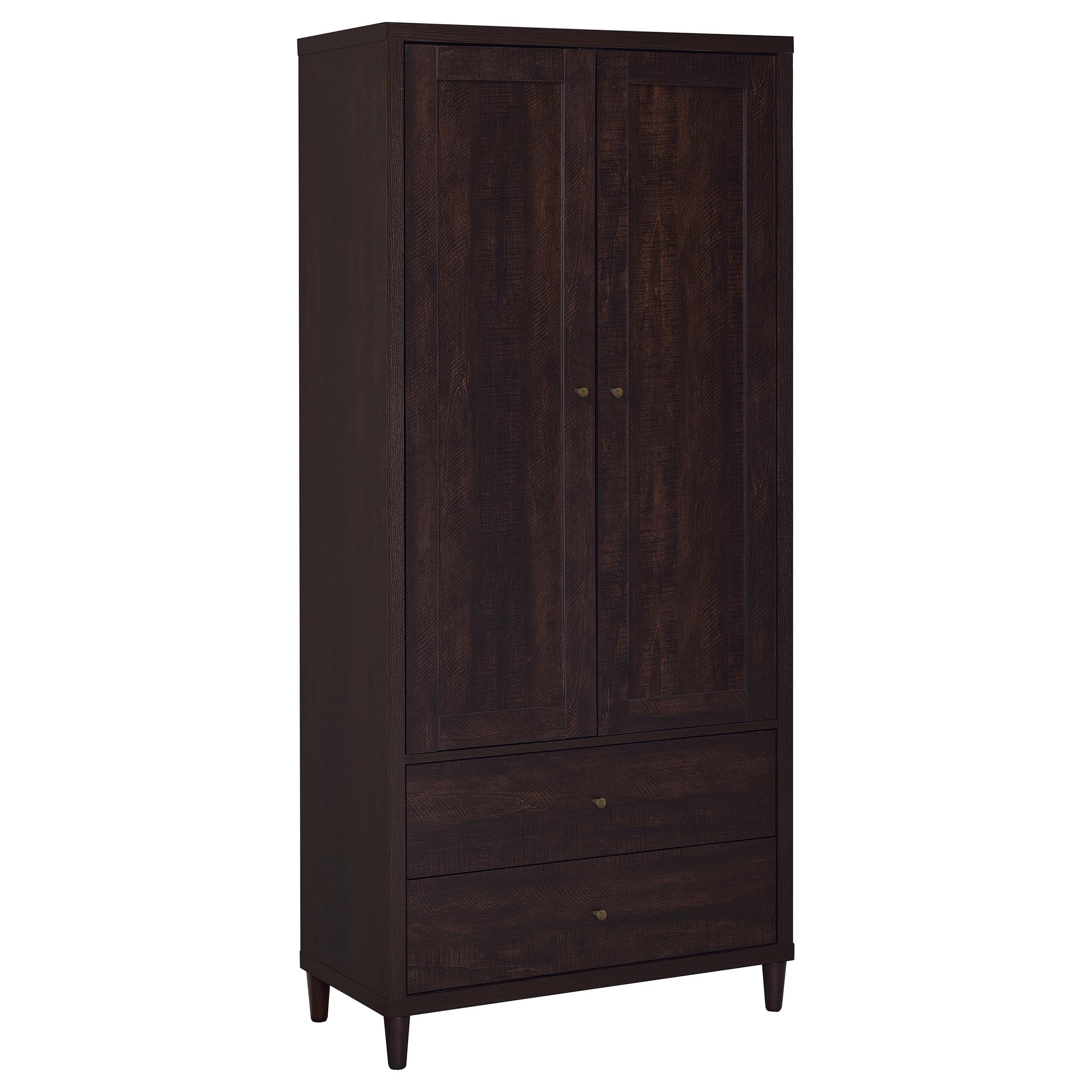 Orleans Furniture - Coaster - Wadeline 2-door Tall Accent Storage Cabinet Rustic Tobacco - 950724