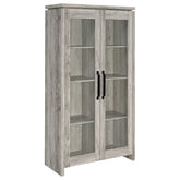 Orleans Furniture - Coaster - Alejo 2-door Engineered Wood Tall Cabinet Grey Driftwood - 950783