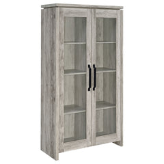 Orleans Furniture - Coaster - Alejo 2-door Engineered Wood Tall Cabinet Grey Driftwood - 950783