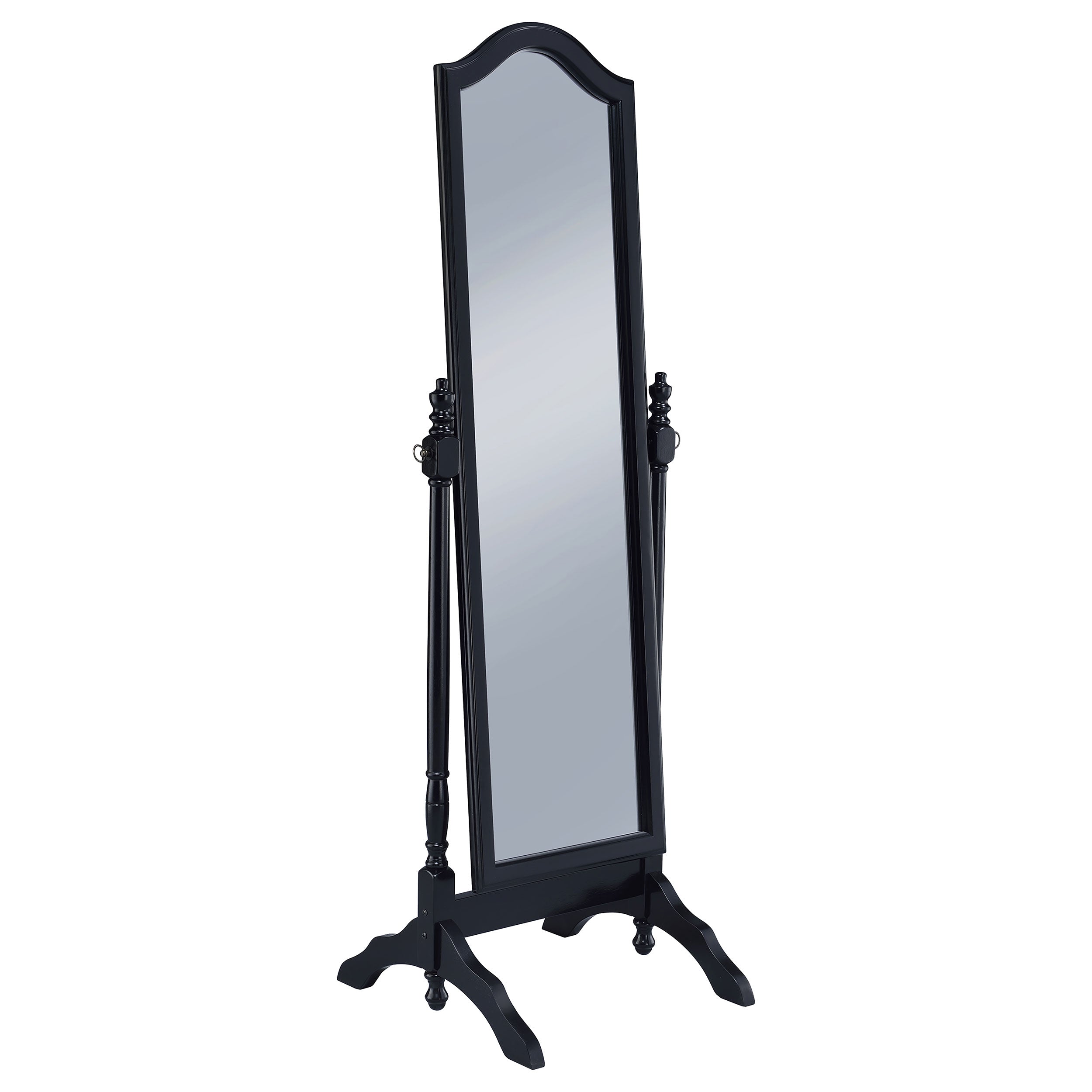 Orleans Furniture - Coaster - Cabot Wood Adjustable Full Length Cheval Mirror Black - 950801