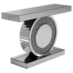 Orleans Furniture - Coaster - Bergenia LED Mirrored Entryway Sofa Console Table Silver - 951745