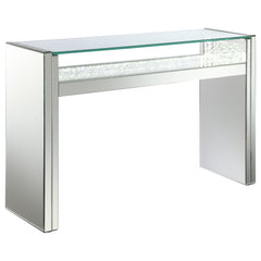 Orleans Furniture - Coaster - Edna Mirrored Console Table LED Lighting Silver - 951766