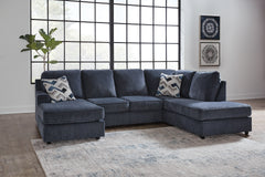 Orleans Furniture - Ashley Furniture - Albar Place Sectional - RAF 2-Piece Sectional / Cobalt - 95302S2