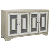 Orleans Furniture - Coaster - Toula 4-door Accent Cabinet Smoke and Champagne - 953487