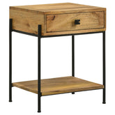 Orleans Furniture - Coaster - Declan 1-drawer Wood Accent Side Table Natural Mango - 959556