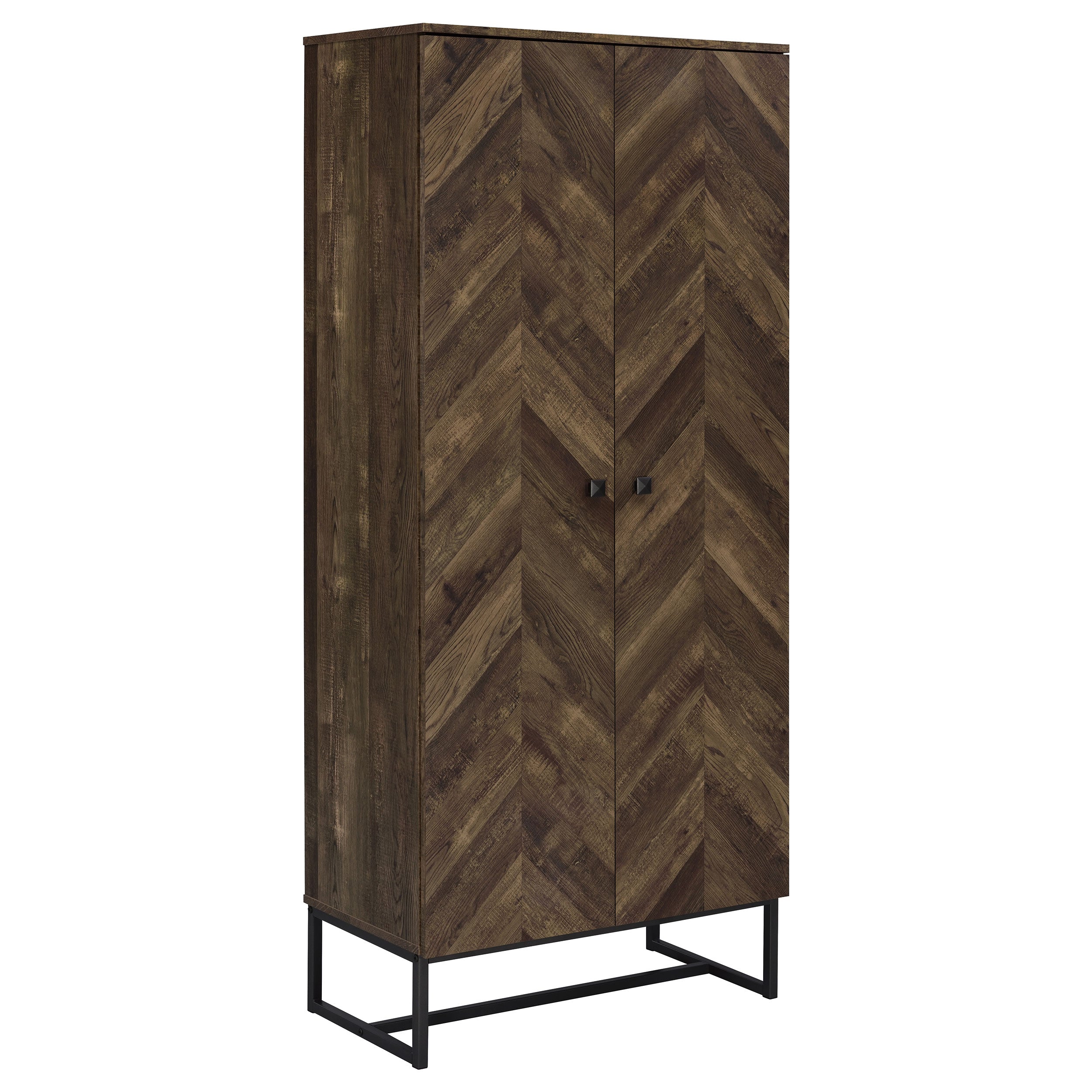 Orleans Furniture - Coaster - Carolyn 2-door Engineered Wood Accent Cabinet Rustic Oak - 959640