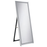 Orleans Furniture - Coaster - Giddish 24 x 64 Inch Full Length Standing Mirror Silver - 961420