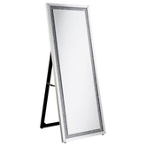 Orleans Furniture - Coaster - Seraphina 24 x 64 Inch Acrylic Framed Standing Mirror Silver - 961421