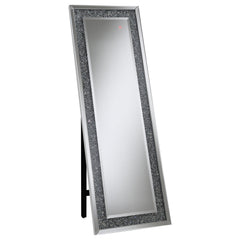 Orleans Furniture - Coaster - Carisi 22 x 61 Inch Crystal Acrylic Standing Mirror Silver - 961427