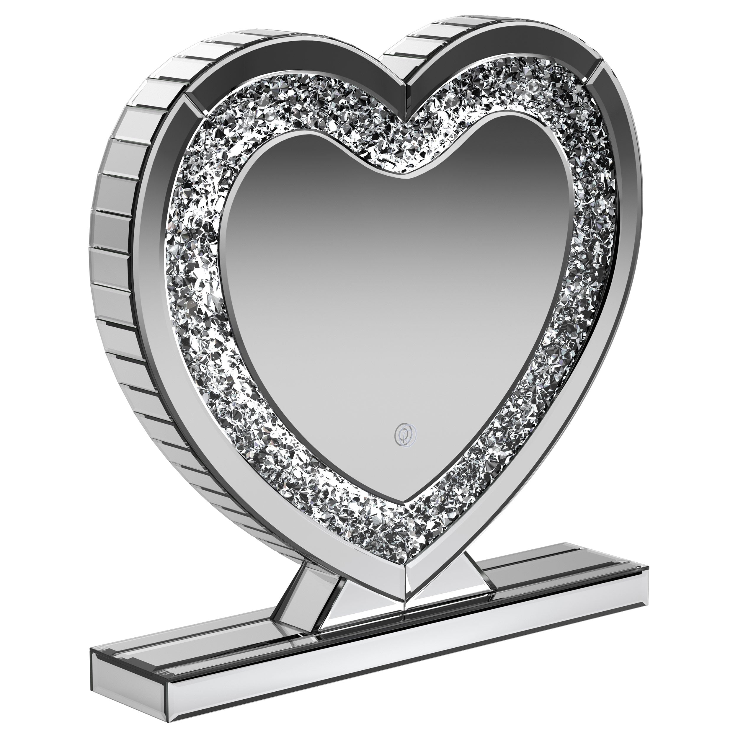 Orleans Furniture - Coaster - Euston Heart Shaped Vanity Mirror Silver - 961528