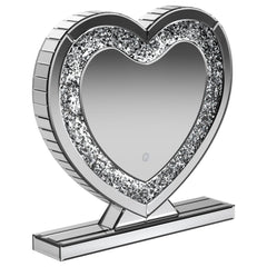 Orleans Furniture - Coaster - Euston Heart Shaped Vanity Mirror Silver - 961528