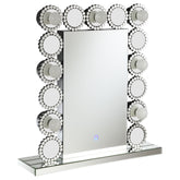 Orleans Furniture - Coaster - Aghes Vanity Mirror with Lighting Silver - 961624