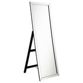Orleans Furniture - Coaster - Soline 22 x 61 Inch Framed Standing Floor Mirror Silver - 961633