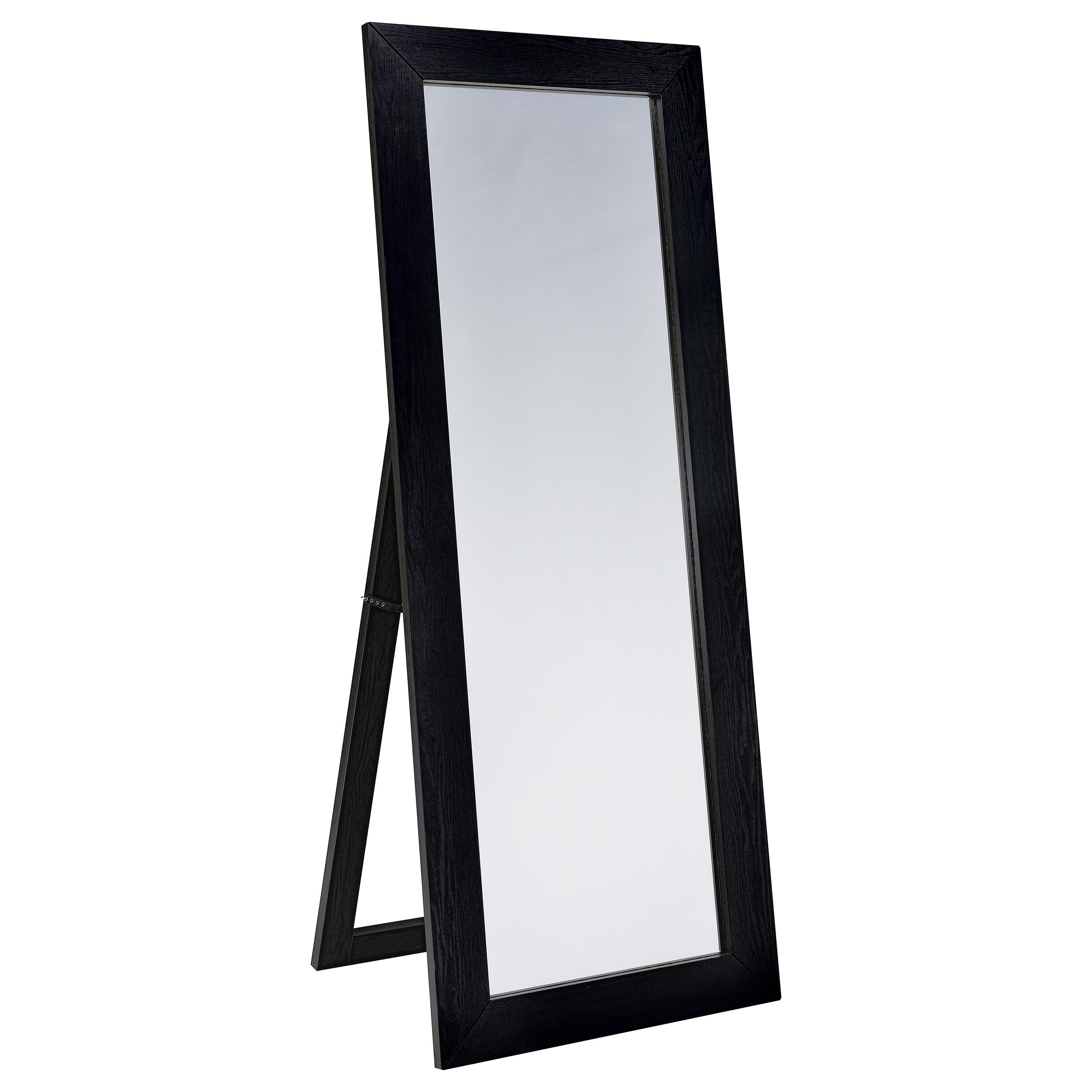 Orleans Furniture - Coaster - Cadence Tempered Glass Full Length Standing Mirror Black Oak - 961653