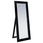 Orleans Furniture - Coaster - Cadence Tempered Glass Full Length Standing Mirror Black Oak - 961653