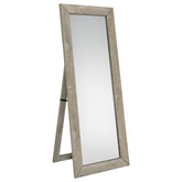 Orleans Furniture - Coaster - Cadence Tempered Glass Full Length Mirror Grey Washed Oak - 961655
