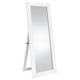 Orleans Furniture - Coaster - Cadence Tempered Glass Full Length Mirror White High Gloss - 961656