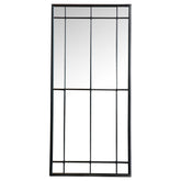 Orleans Furniture - Coaster - Annetta 24 x 52 Inch Window Pane Floor or Wall Mirror Black - 962913