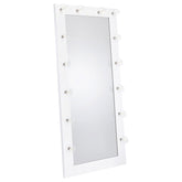Orleans Furniture - Coaster - Zayan 32 x 71 Inch Floor Mirror LED Lighting White Gloss - 969558