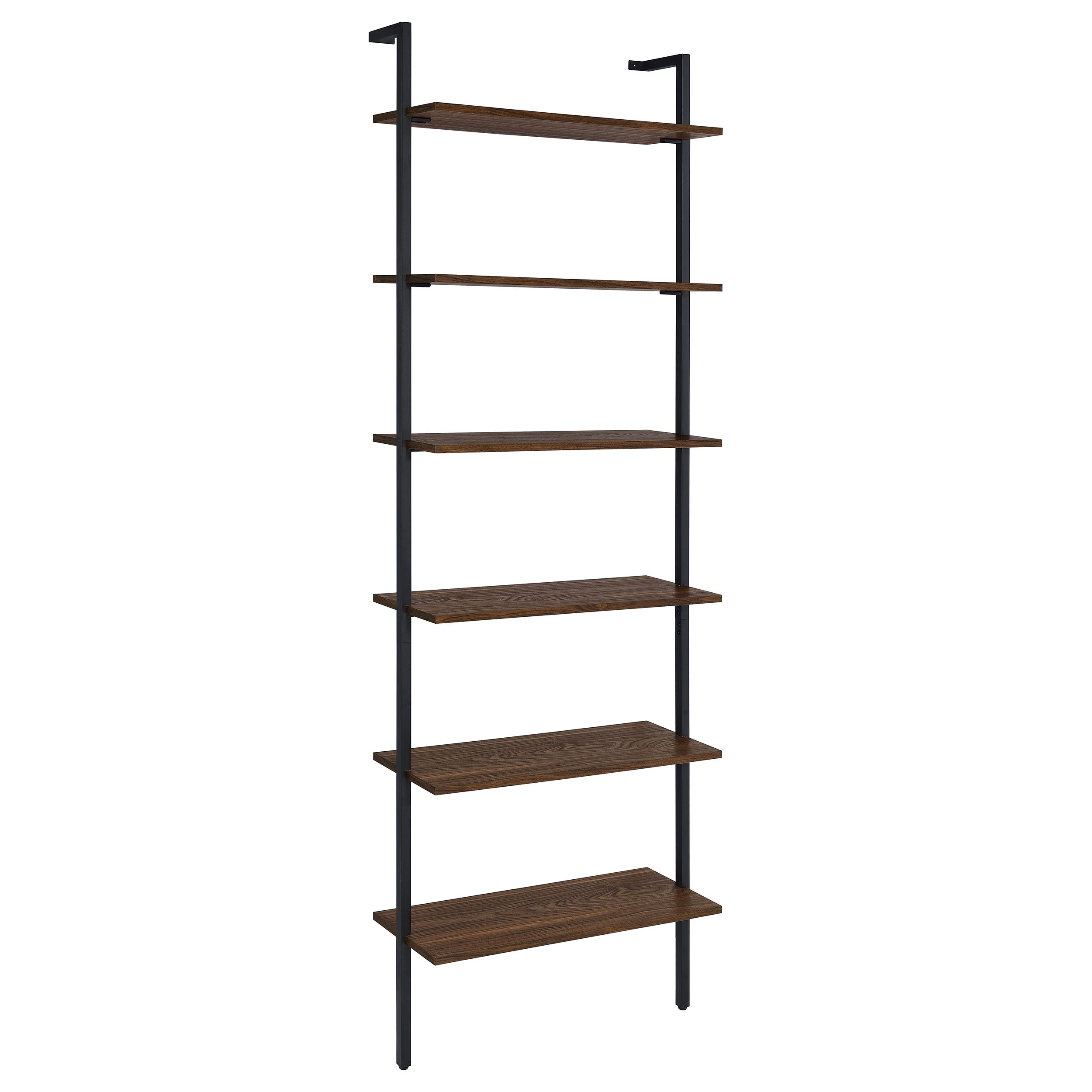 Orleans Furniture - Coaster - Owens 96-inch 6-shelf Wall Bookshelf Walnut - 980072
