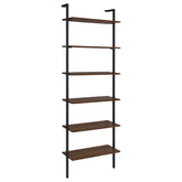 Orleans Furniture - Coaster - Owens 96-inch 6-shelf Wall Bookshelf Walnut - 980072