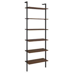 Orleans Furniture - Coaster - Owens 96-inch 6-shelf Wall Bookshelf Walnut - 980072
