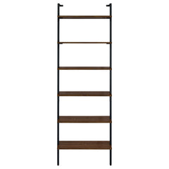 Owens 96-inch 6-shelf Wall Bookshelf Walnut