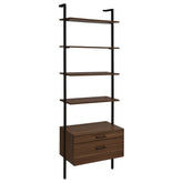 Orleans Furniture - Coaster - Owens 96-inch 4-shelf Storage Wall Bookshelf Walnut - 980074