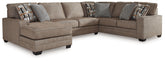 Orleans Furniture - Ashley Furniture - Cannonbrook Sectional - RAF 3-Piece Sectional with Chaise / Nutmeg - 98201S1