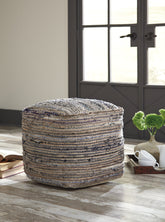 Orleans Furniture - Ashley Furniture - Absalom Pouf - Pouf / Denim - A1000550