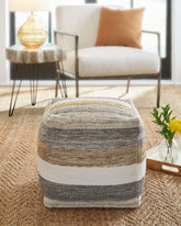 Orleans Furniture - Ashley Furniture - Josalind Pouf - Pouf / Multi - A1000935
