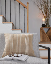 Orleans Furniture - Ashley Furniture - Benbert Pillows - Pillow / Tan/White - A1000958P