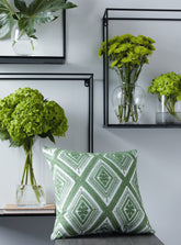 Orleans Furniture - Ashley Furniture - Bellvale Pillows - Pillow (4/CS) / Green/White - A1001028