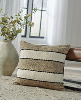 Orleans Furniture - Ashley Furniture - Rueford Pillows - Pillow (4/CS) / Brown/Black/Natural - A1001063