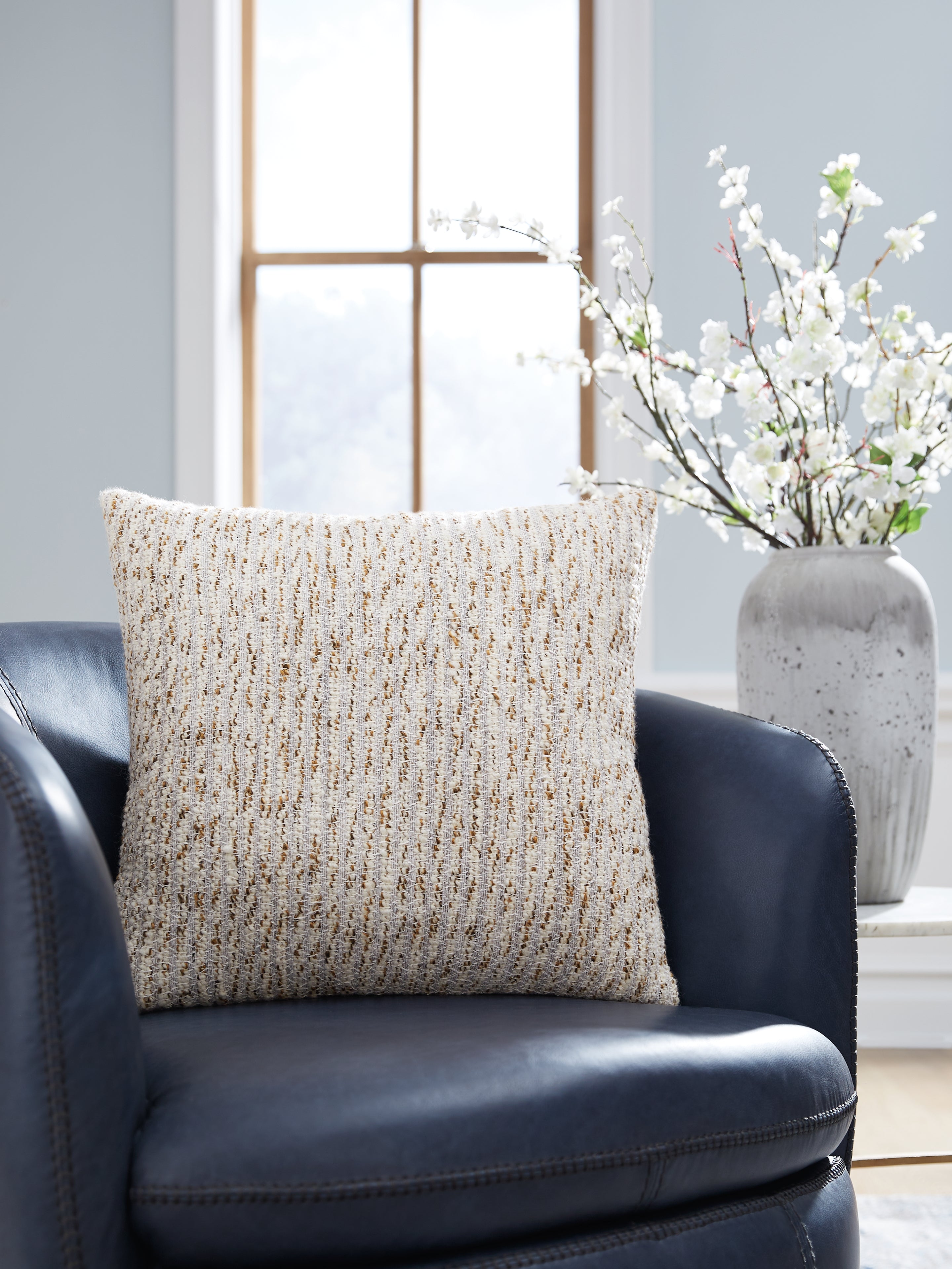 Orleans Furniture - Ashley Furniture - Abler Pillows - Pillow / Ivory/Gray/Gold - A1001068P