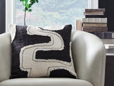 Orleans Furniture - Ashley Furniture - Veerbank Pillows - Pillow (4/CS) / Black/Beige - A1001114