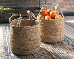 Orleans Furniture - Ashley Furniture - Brayton Basket - Basket Set (Set of 2) / Natural - A2000094