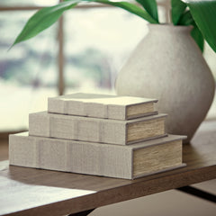 Orleans Furniture - Ashley Furniture - Jolina Box (Set of 3) - Box Set (3/CN) / Linen - A2000486