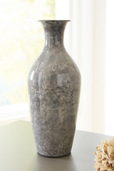 Orleans Furniture - Ashley Furniture - Brockwich Vase - Vase / Antique Gray - A2000587