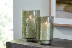Orleans Furniture - Ashley Furniture - Clarkton Candle Holder - Candle Holder Set (Set of 2) / Green - A2000623