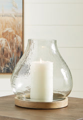 Orleans Furniture - Ashley Furniture - Adalisen Candle Holder - Candle Holder / Clear/Brown - A2000679