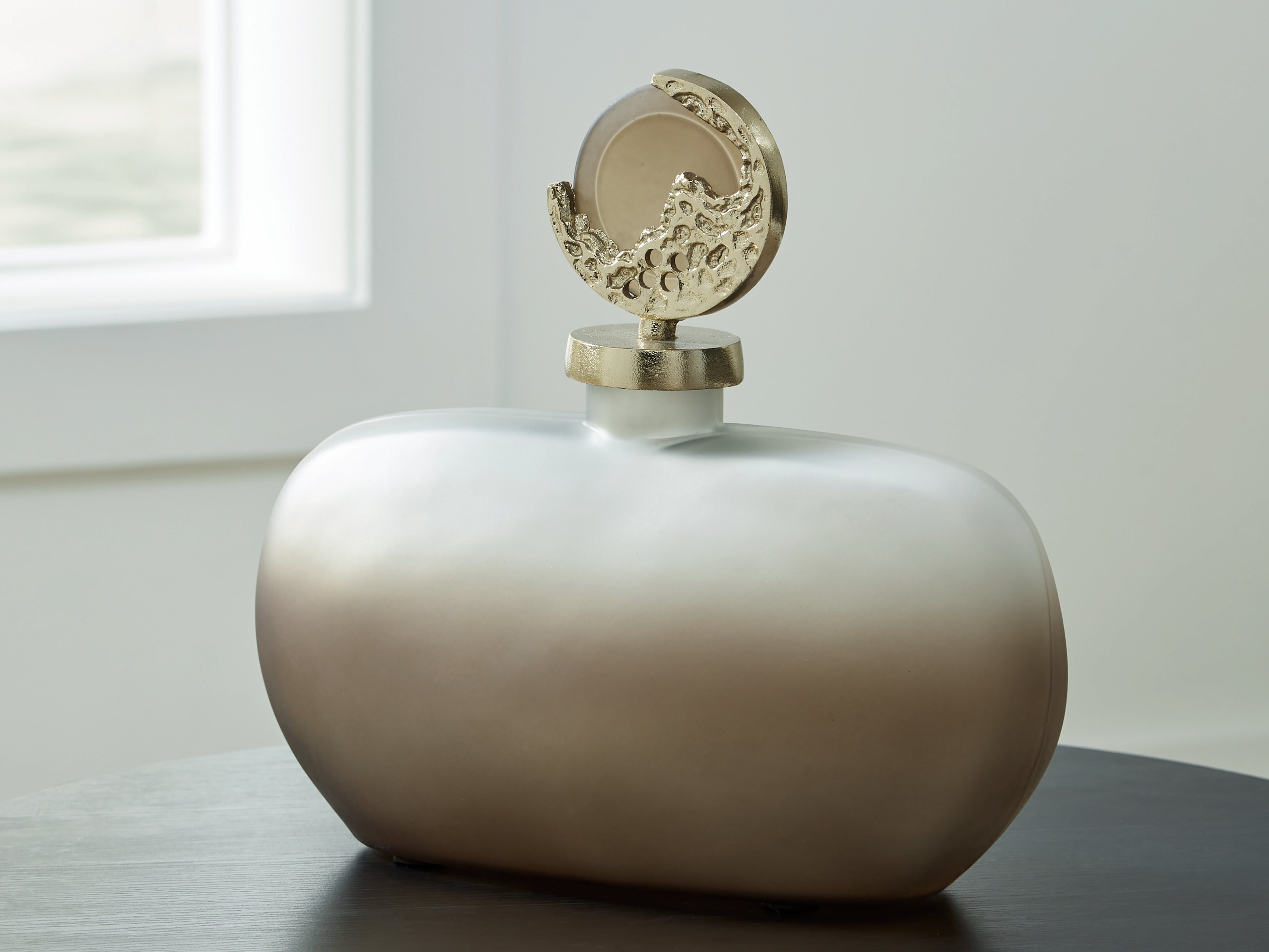 Orleans Furniture - Ashley Furniture - Acario Jar - Jar / Taupe/Gold Finish - A2000781