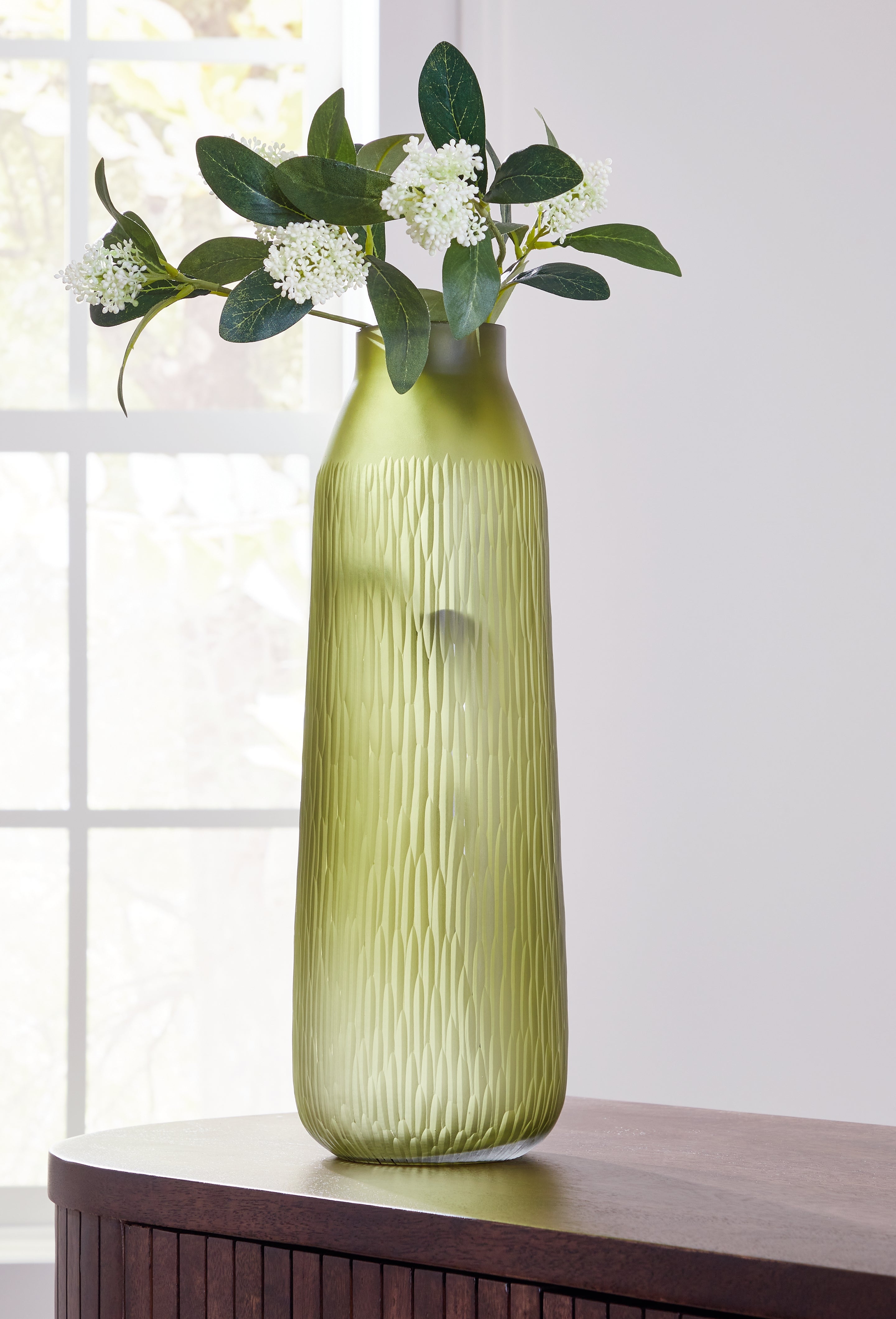 Orleans Furniture - Ashley Furniture - Scottyard Vase - Vase / Olive Green - A2900009
