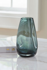 Orleans Furniture - Ashley Furniture - Beamund Vase - Vase (2/CS) / Teal Blue - A2900010