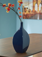 Orleans Furniture - Ashley Furniture - Abtinson Vase - Vase / Navy - A2900032