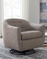 Orleans Furniture - Ashley Furniture - Upshur Accent Chair - Swivel Glider Accent Chair / Taupe - A3000003