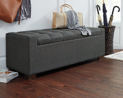 Orleans Furniture - Ashley Furniture - Cortwell Storage Bench - Storage Bench / Gray / 54"W x 18"D x 18"H - A3000224
